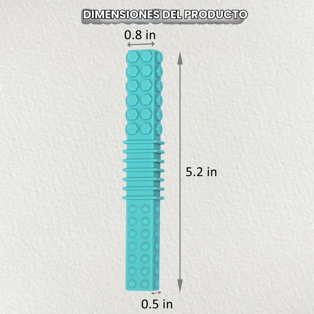 Juguetes sensoriales masticables para niños, paquete de 4 palitos d...