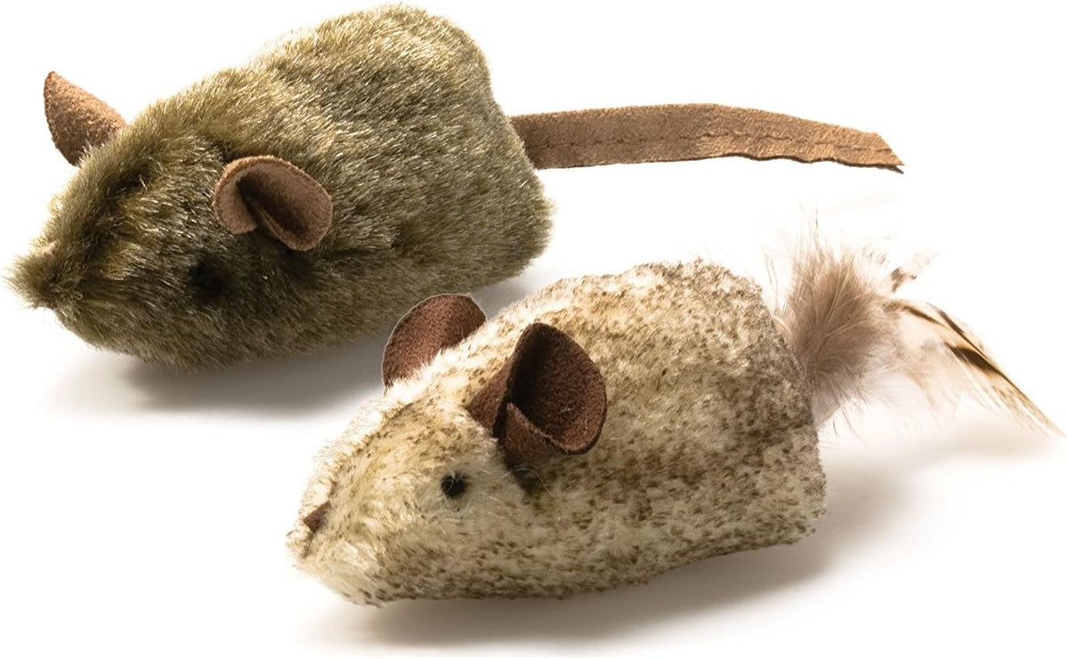 OurPet's Play-N-Squeak Twice the Mice - Juguete para gatos, paq...