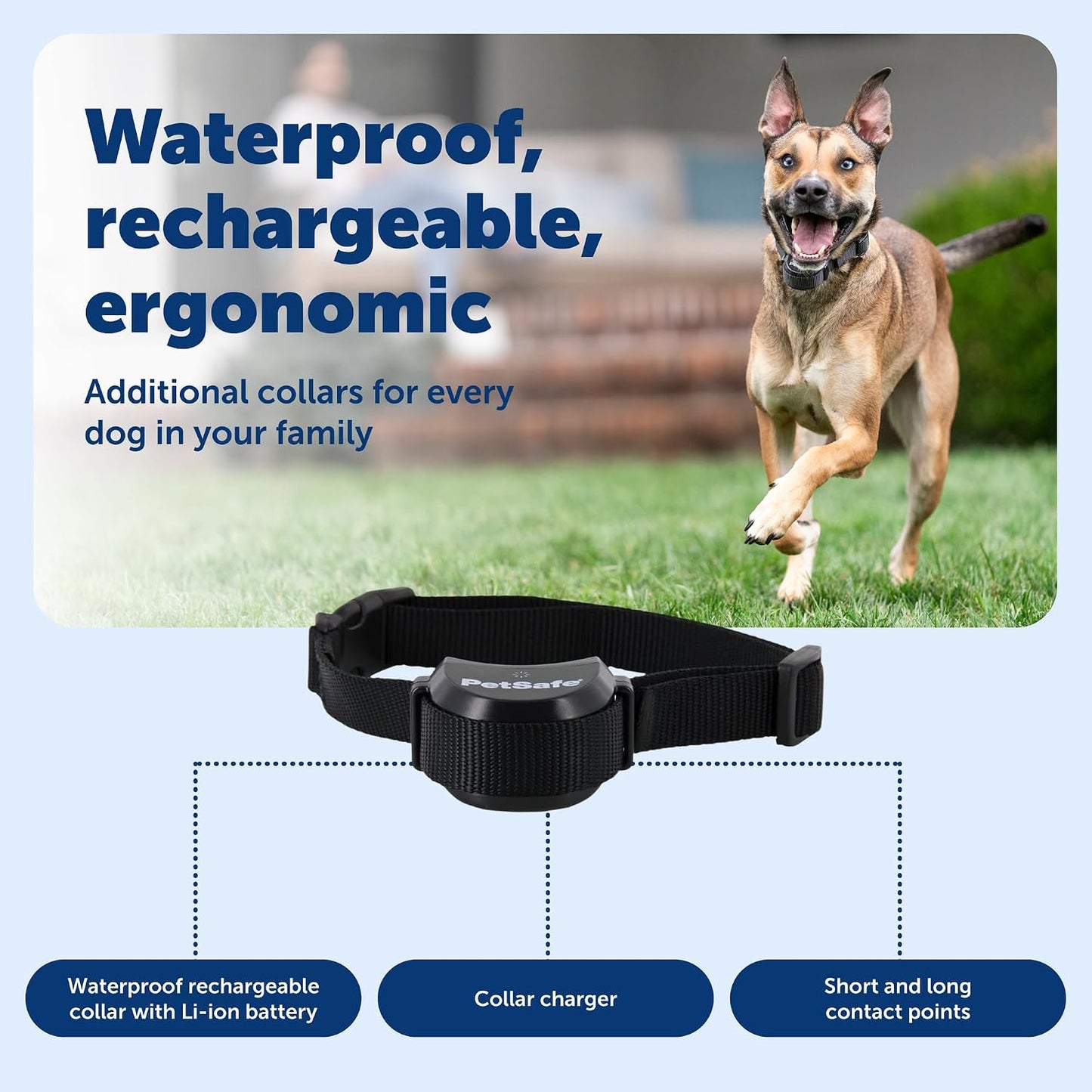 PetSafe Stay &amp; Play Valla Inalámbrica para Mascotas, Collar Rec...