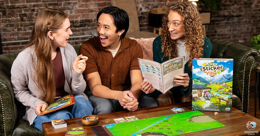 Asmodee Cosy Stickerville Juego de mesa | Juego de estrategia narra...