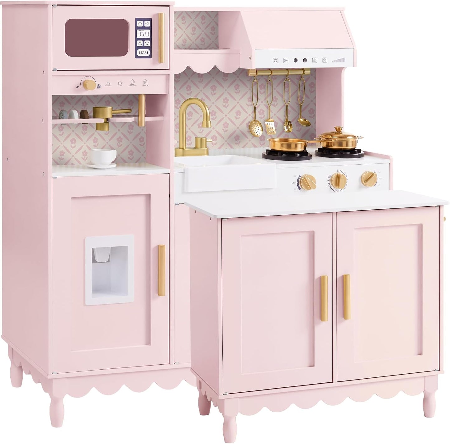 Best Choice Products Juego de cocina para niños y niños pequeños, j...