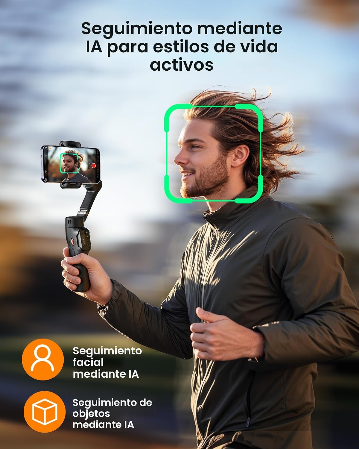 Estabilizador de cardán iSteady X3 SE Plus de hohem para iPhone, ca...