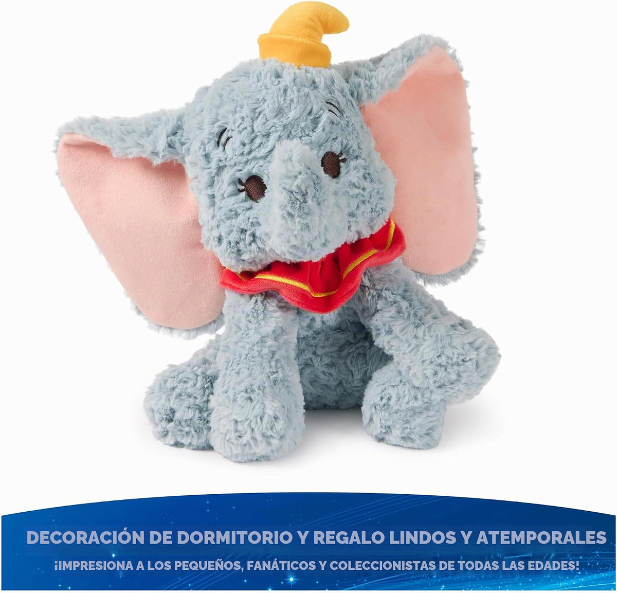 GUND Peluche oficial de Dumbo de Disney, colección Cozys de Disney,...
