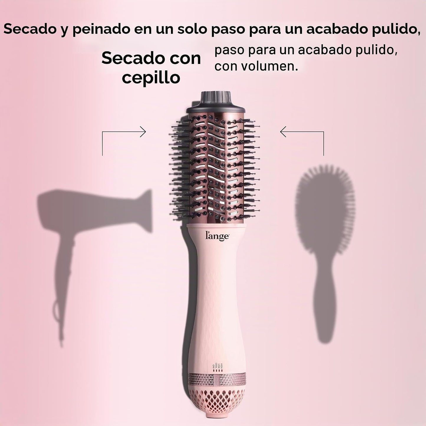 L'ANGE HAIR Le Volume Cepillo Secador de Cabello de Titanio 2 e...