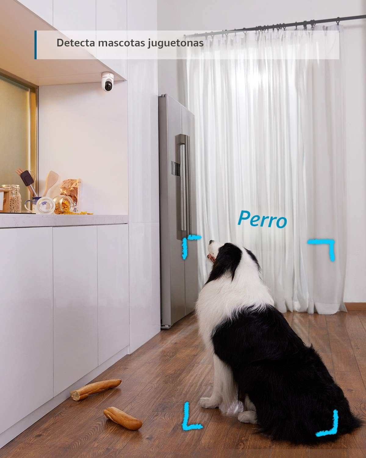 eufy Security - Cámara Pan &amp; Tilt de interiores de 2K. Kit de 2...