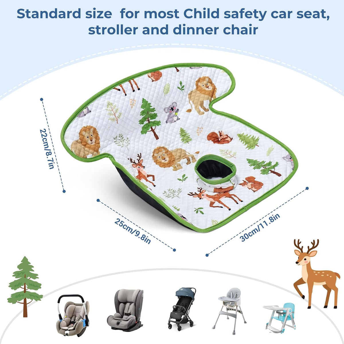 COOLBEBE Protector impermeable del asiento del coche para el entren...