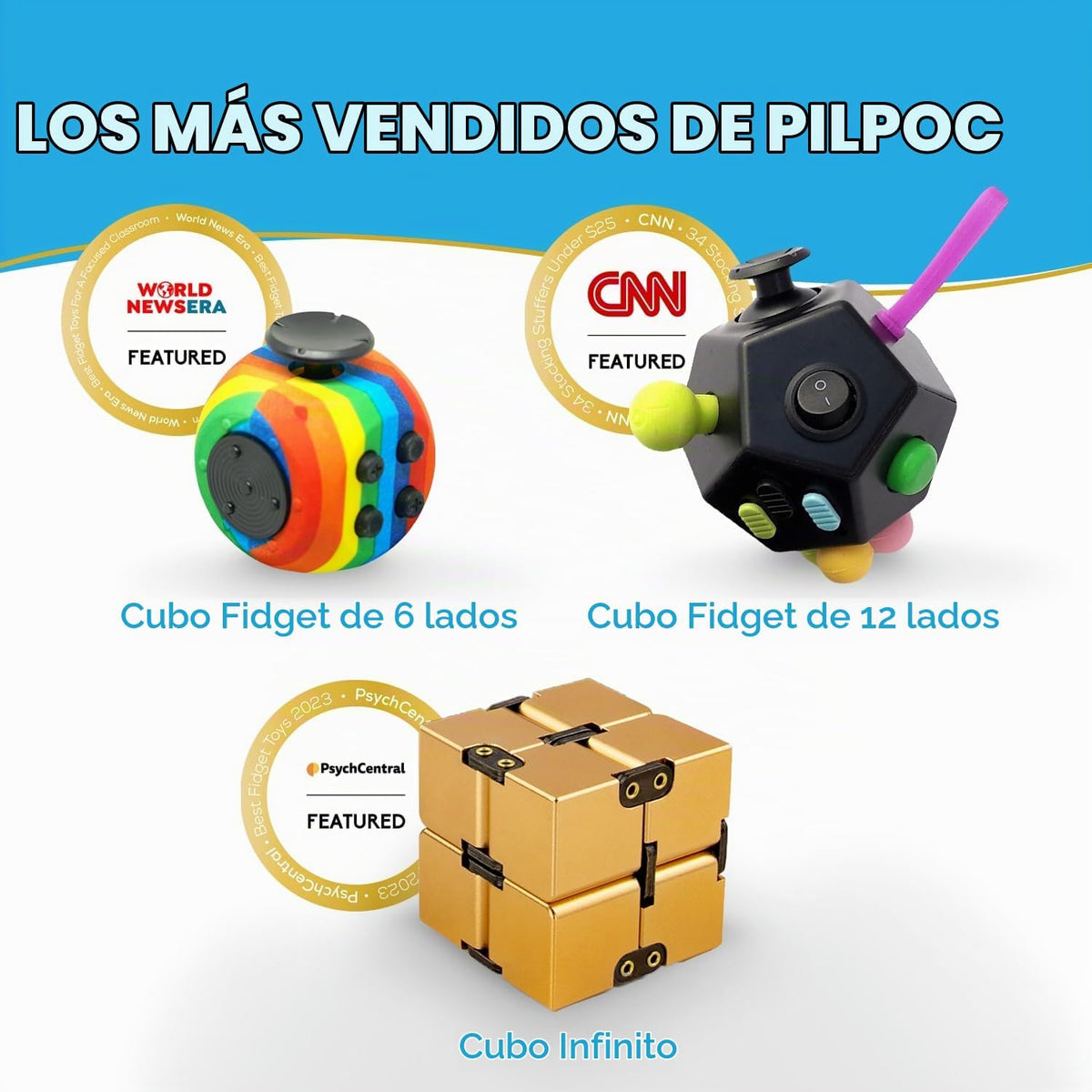 PILPOC theFube Infinity Cube Infinite Magic Cube alivia el estrés y...