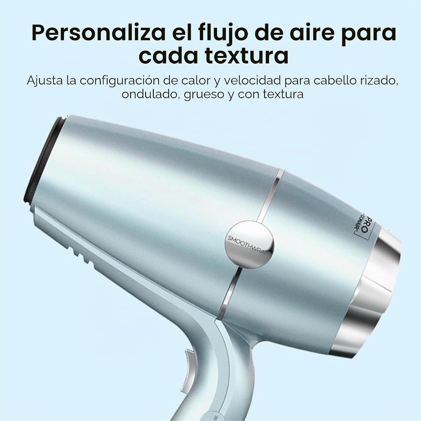 INFINITI PRO CONAIR SmoothWrap Secador de Cabello, Secador con Acce...