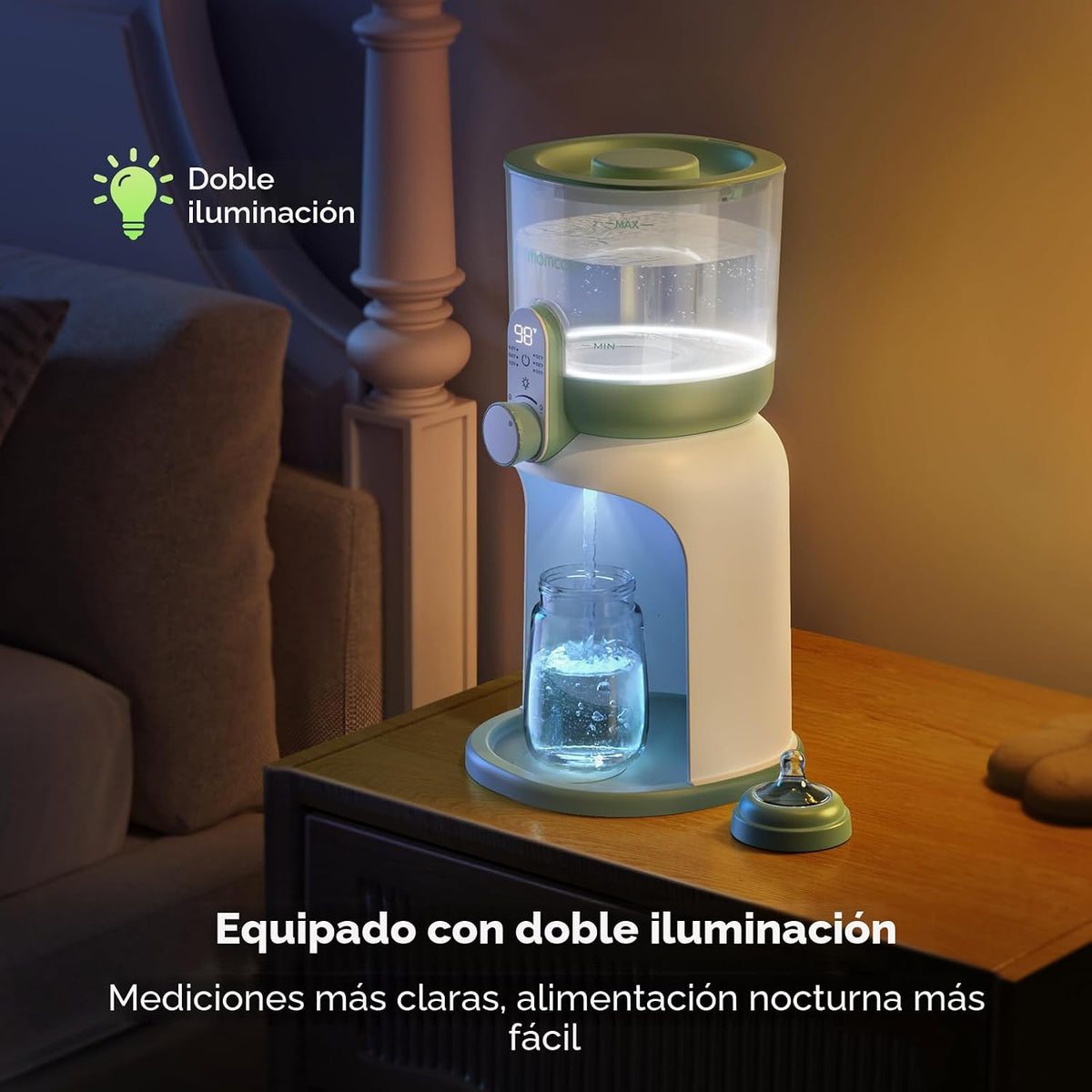 Momcozy KleanPal Pro - Lavadora de biberones y calentador de agua i...