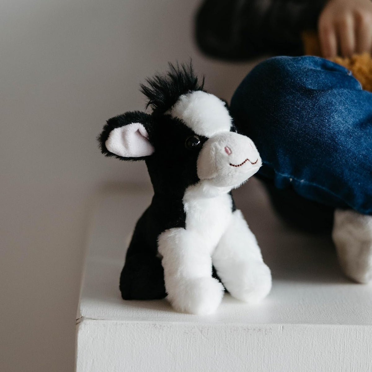 The Petting Zoo Peluche de vaca, Babiez, regalos para niños, 6 pulg...