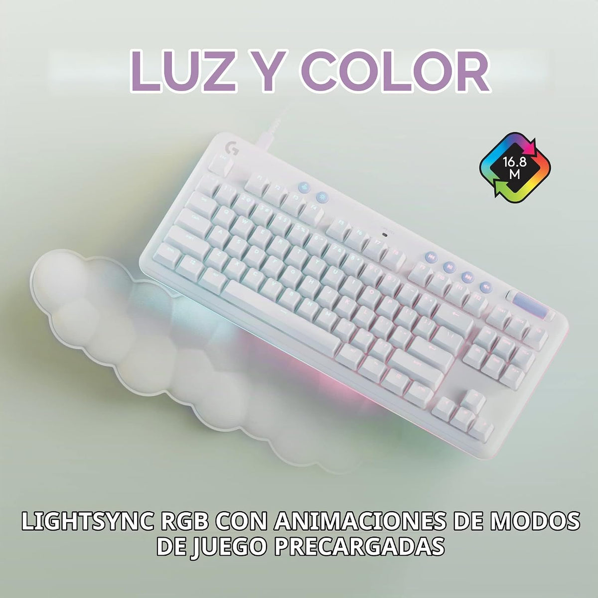 Logitech G - Teclado mecánico con cable G713 para juegos con ilumin...