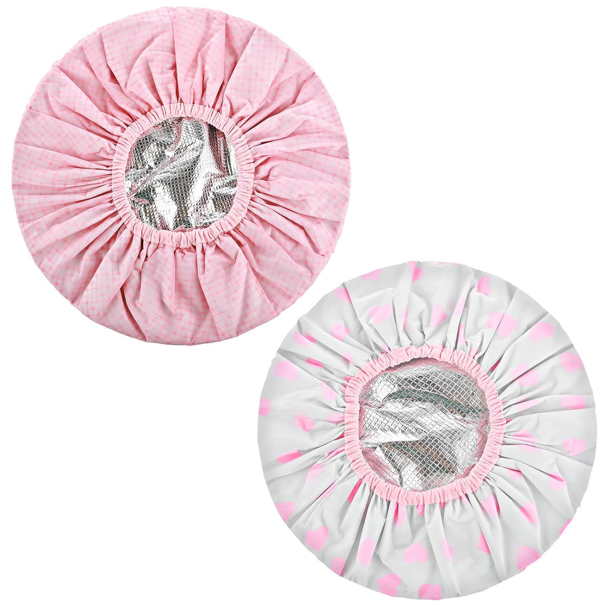 2 gorras de tratamiento de aceite caliente para el cabello de la se...