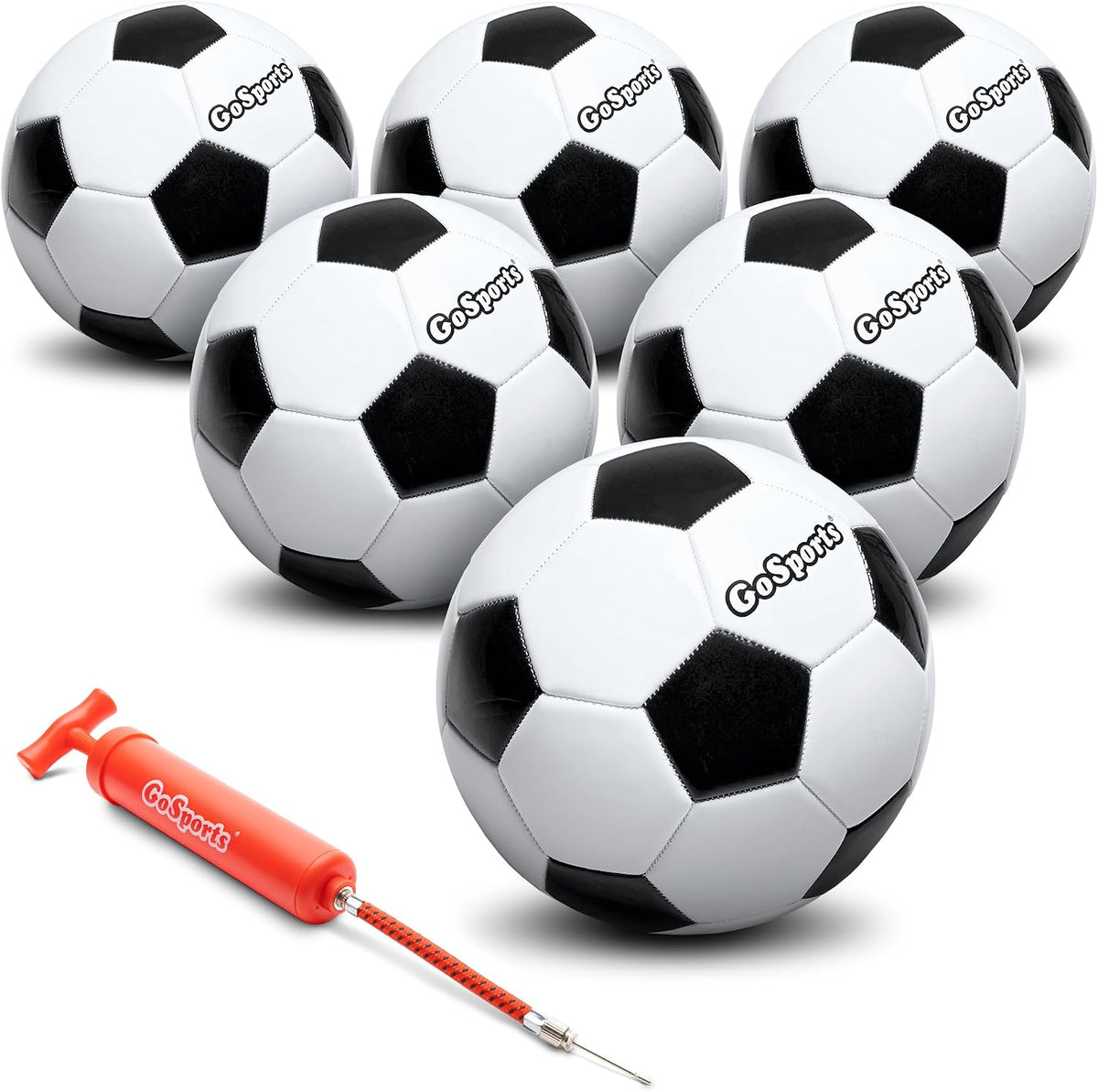 GoSports - Bolas de fútbol clásicas en negro y blanco - Individual...