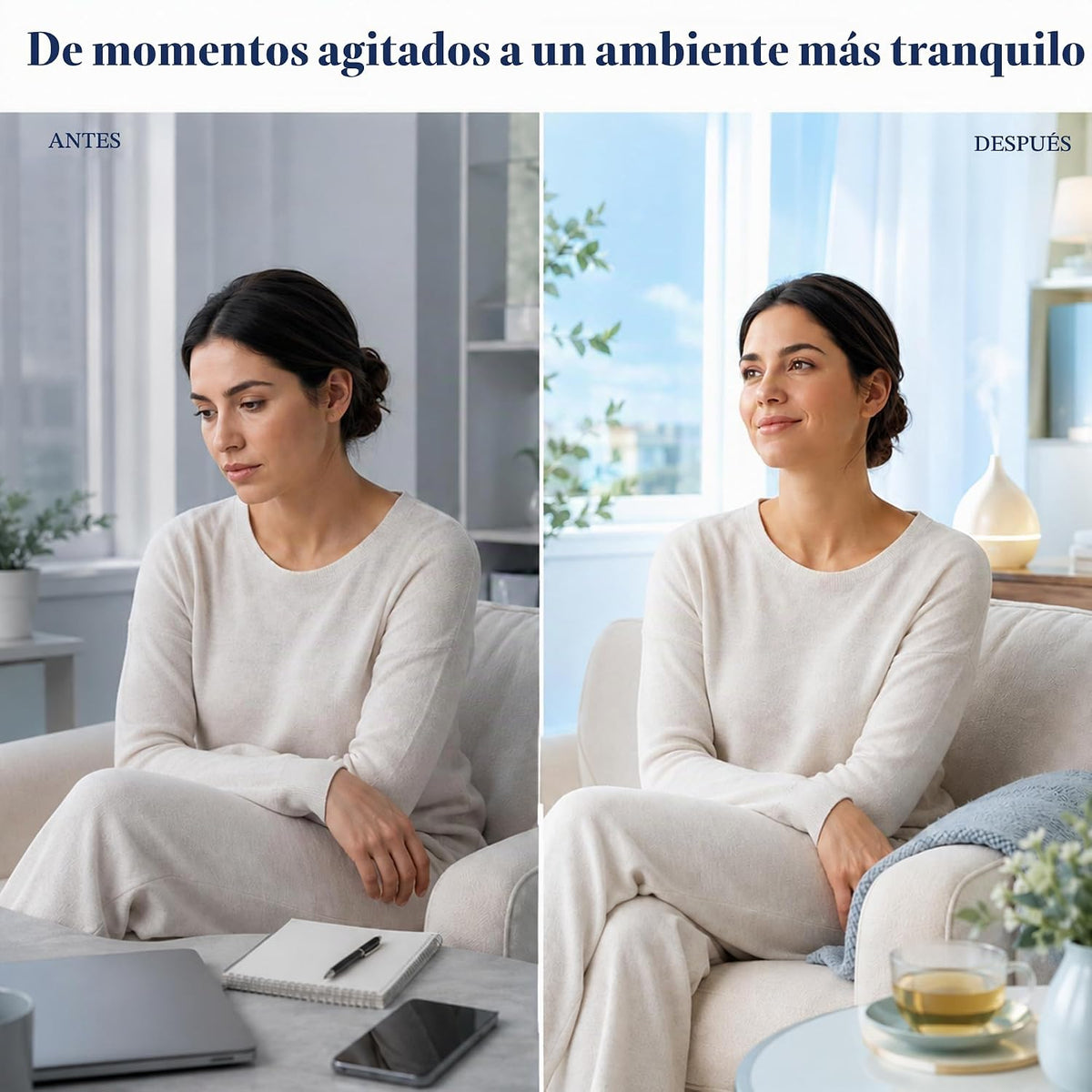Mezcla de aceite esencial para aliviar el estrés 30 ml - Aceite ese...