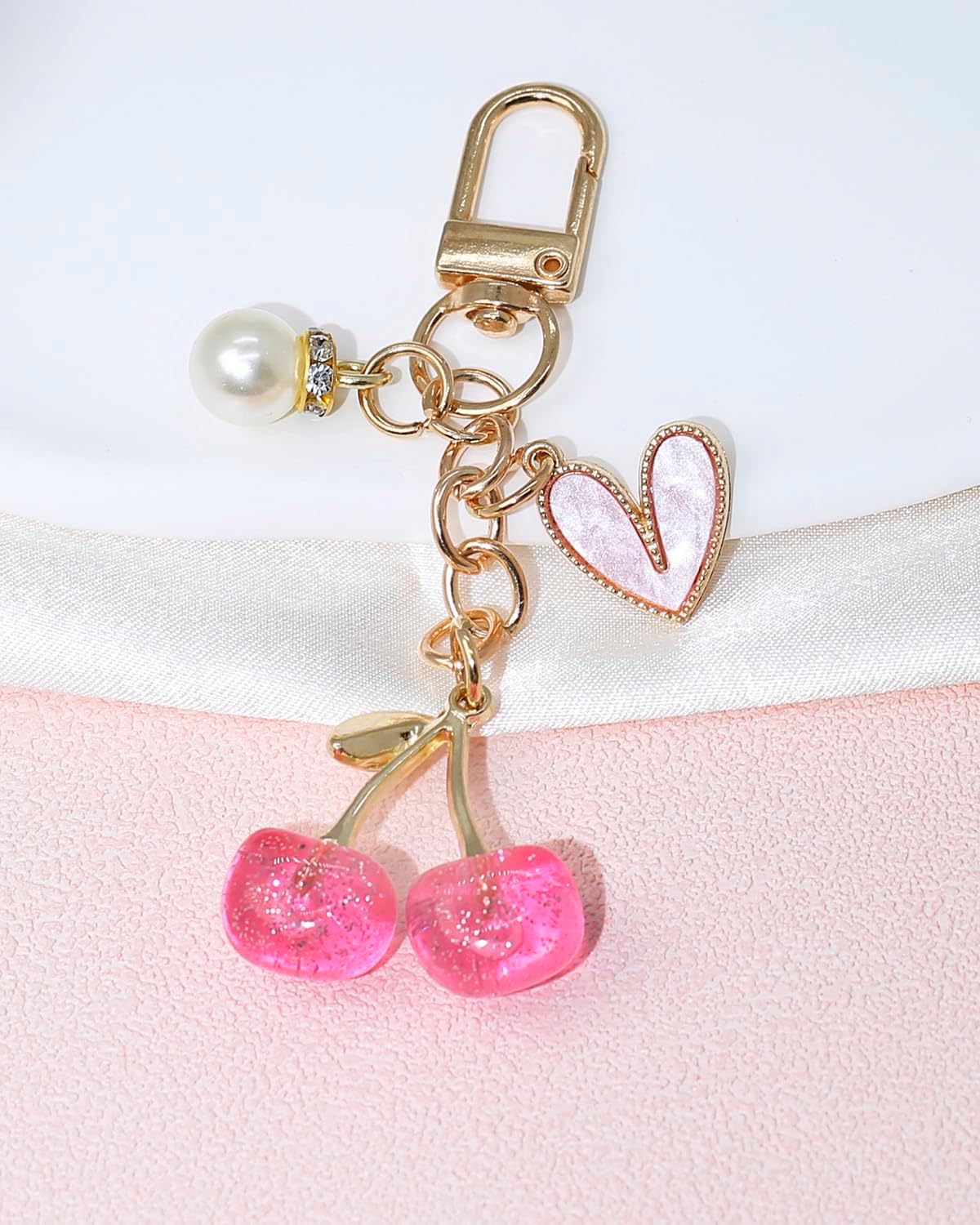 4 dijes para bolsos, bonitos accesorios para bolso y llavero de cer...