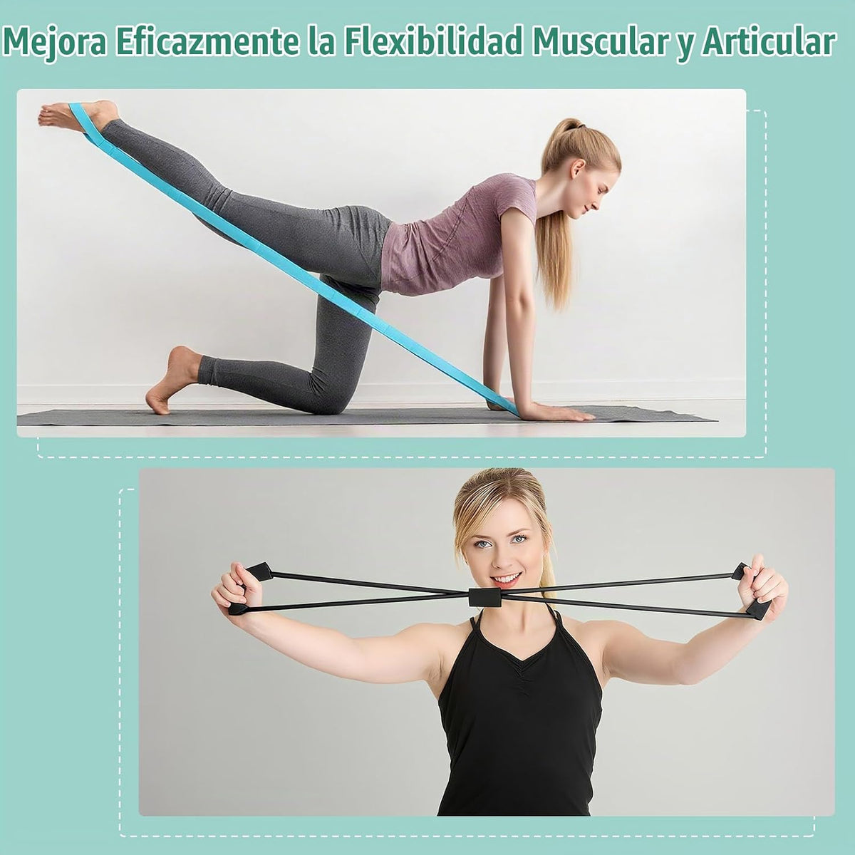 Muuruu Equipo de kit de Pilates, anillo y pelota de Pilates para mu...