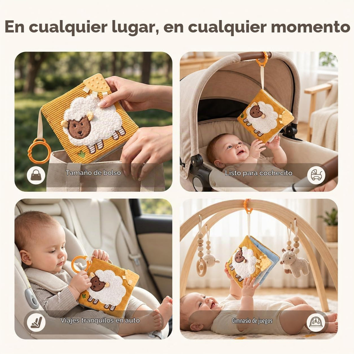 let's make Libros para bebés, juguetes para tocar y sentir, lib...