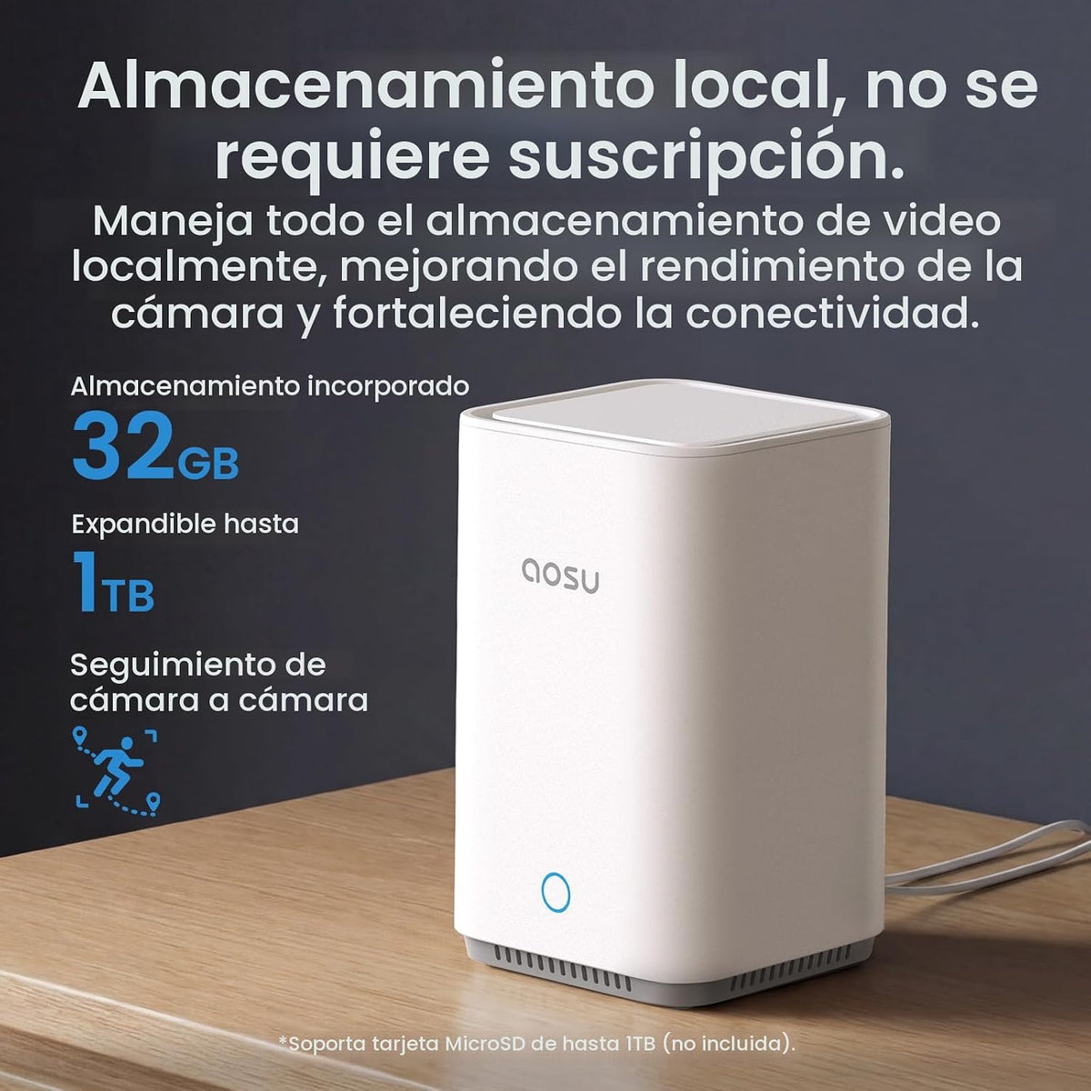 aosu Cámaras de seguridad solares inalámbricas para exteriores, sis...