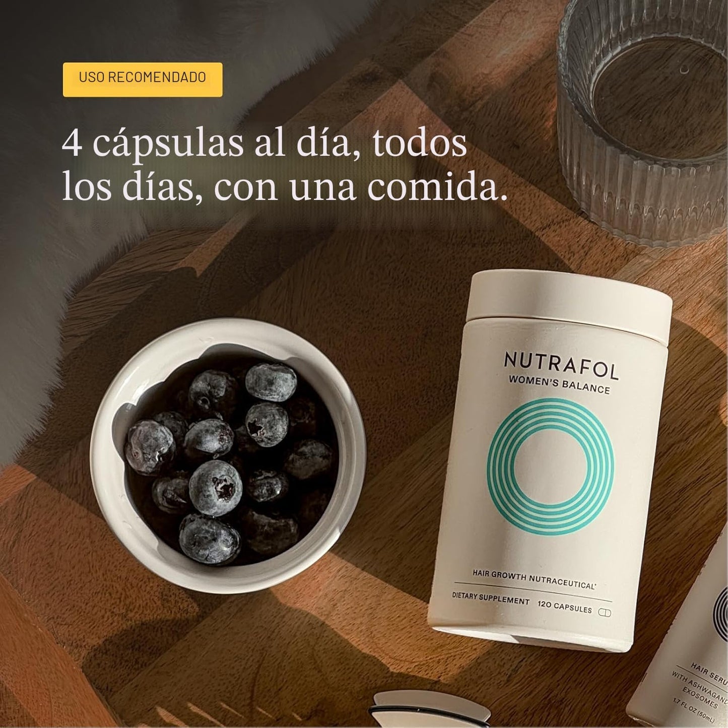 Nutrafol Suplementos Women's Balance para el Crecimiento del Cabell...