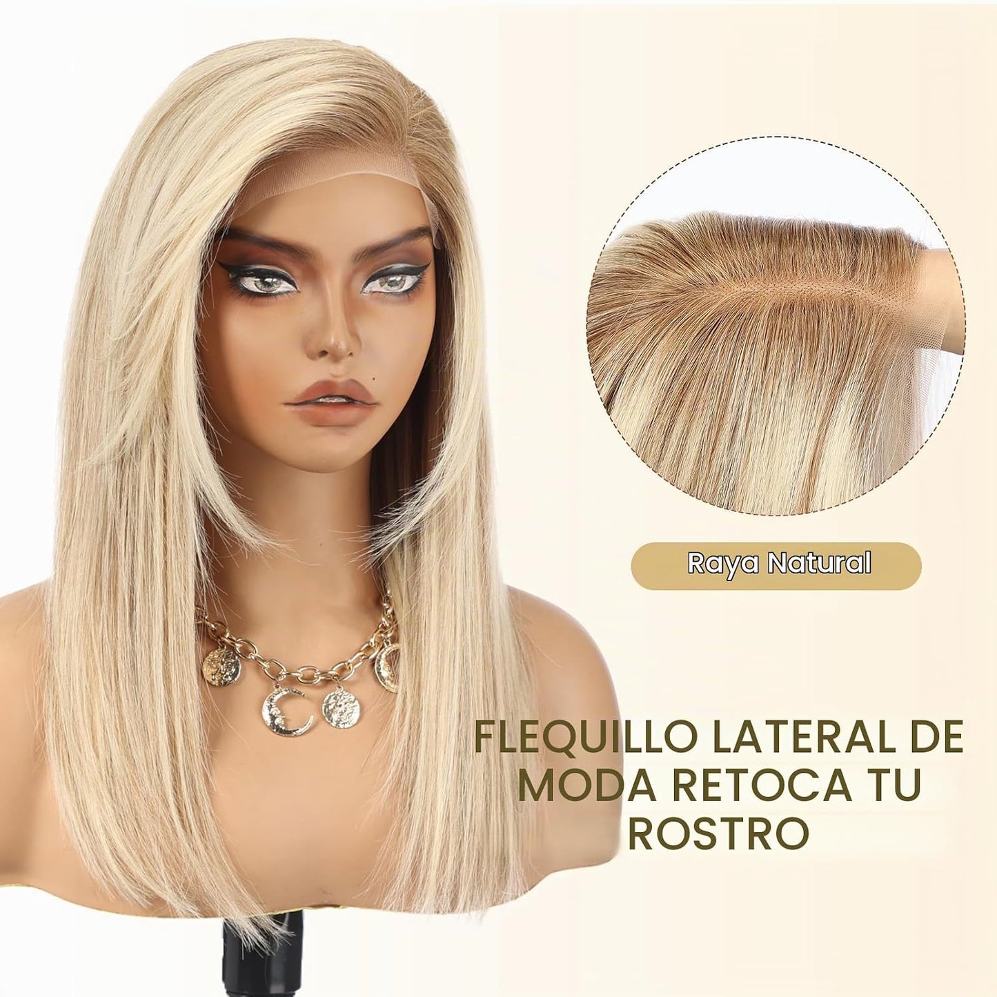 Wear but free KKU Pelucas de cabello 100% humano para mujer, peluca...