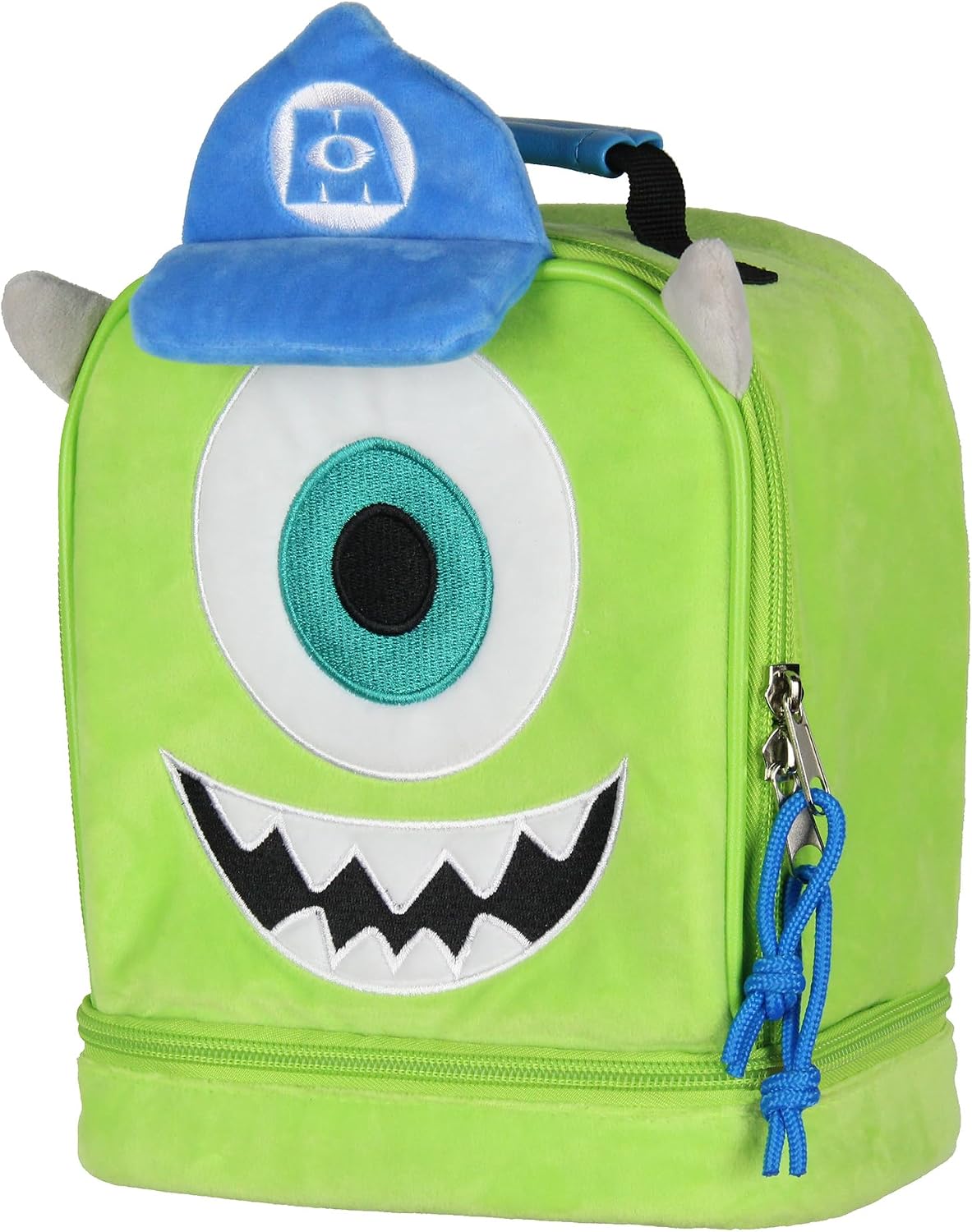 Disney Monsters Inc - Fiambrera de Mike Wazowski de felpa bordada c...
