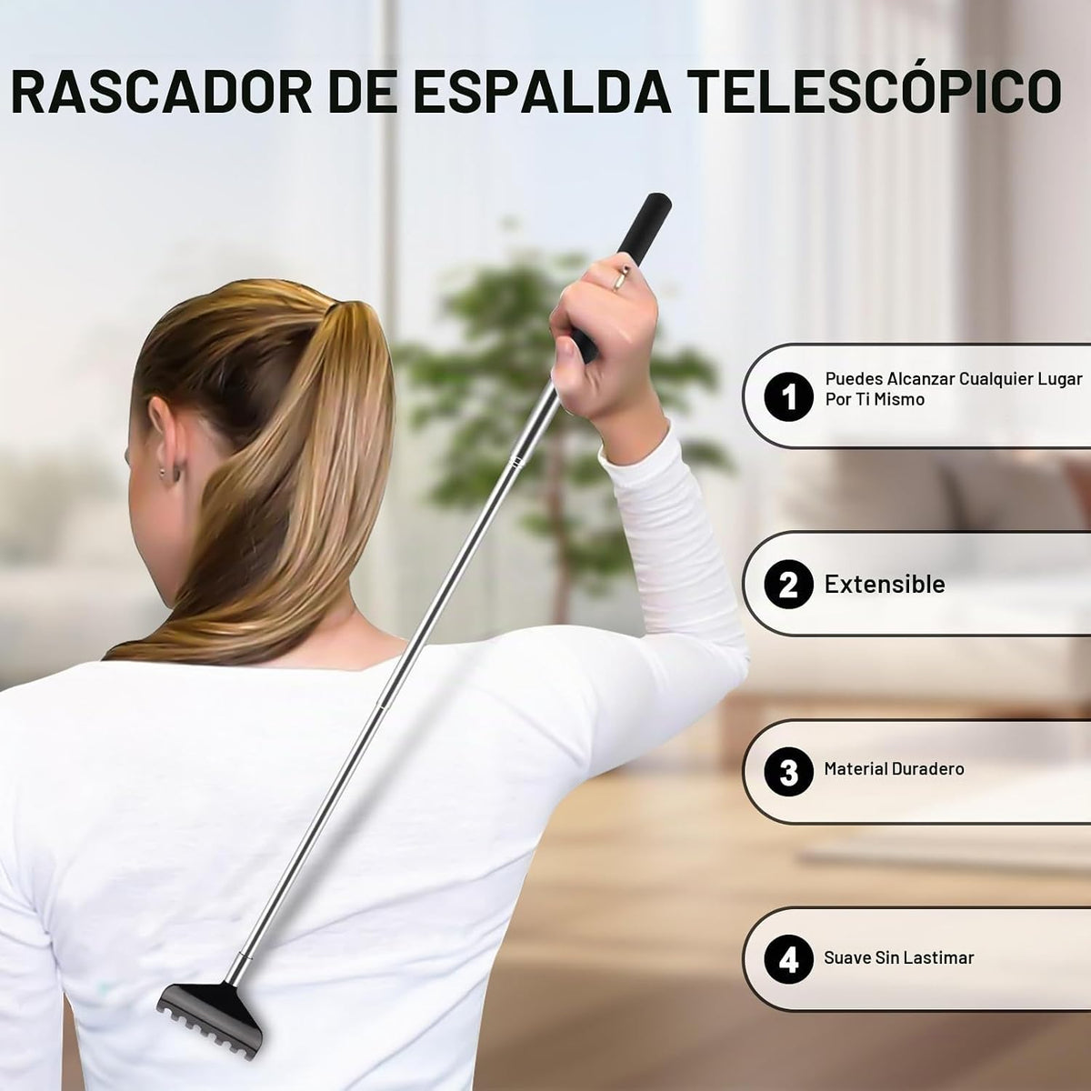 NICEMOVIC Paquete de 6 Rascadores de Espalda para Hombres y Mujeres...
