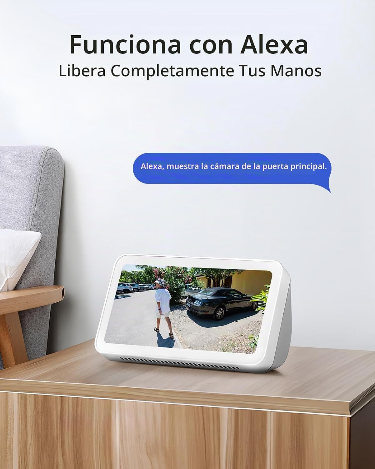 ANNKE Cámara de seguridad solar inalámbrica al aire libre, cámara 2...