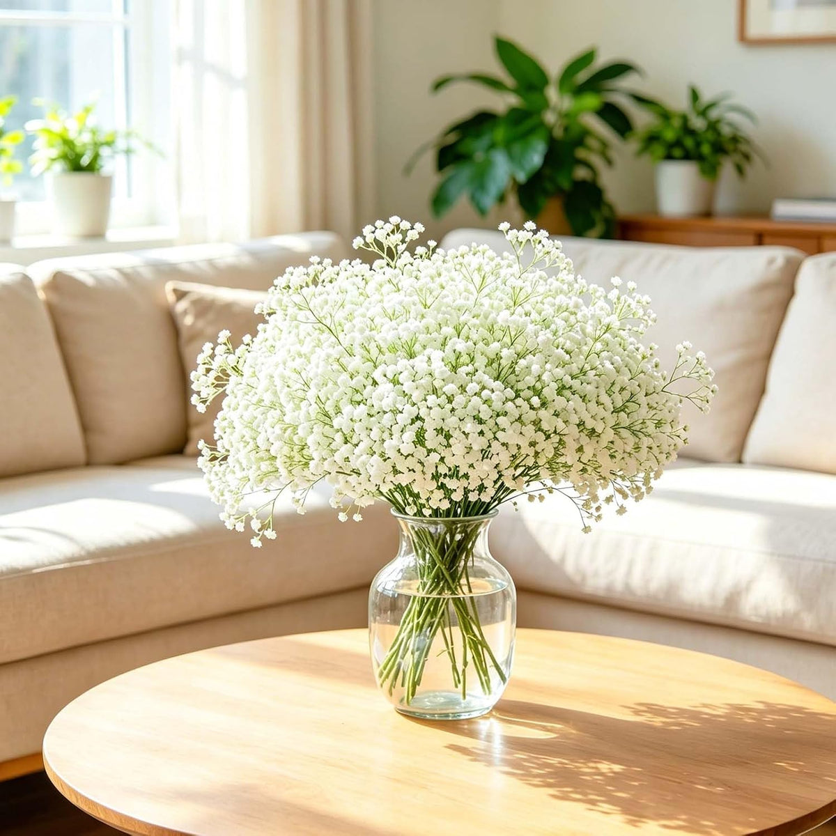 Yastouay Flores Artificiales de Gypsophila, 6 Piezas de Flores Arti...