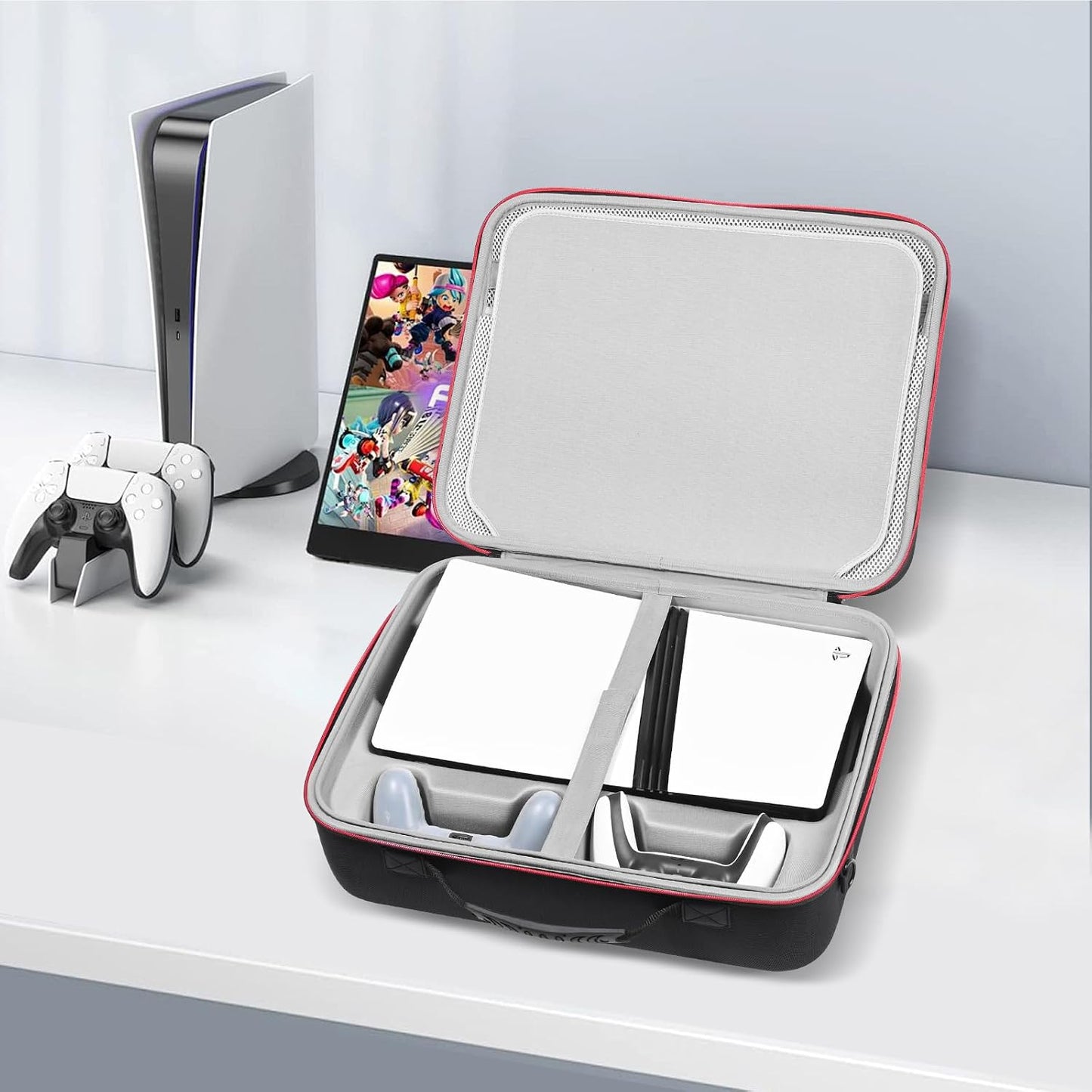 RLSOCO - Funda de transporte para PlayStation 5 Pro Edición digital...
