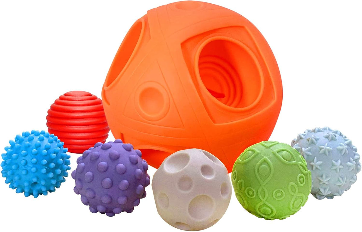 Pelotas sensoriales para niños pequeños de 1 a 3 años, juguetes Mon...