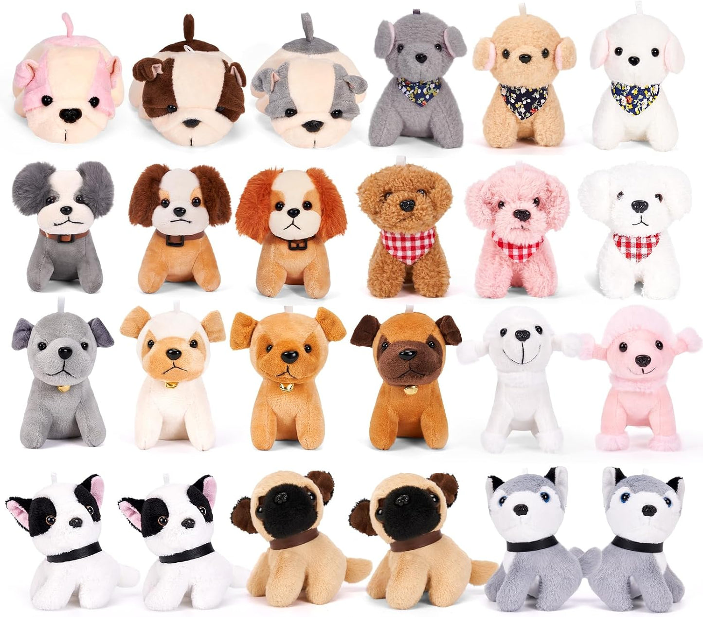Niceup 24 piezas adoptar una fiesta de cachorros niños Mini perro d...