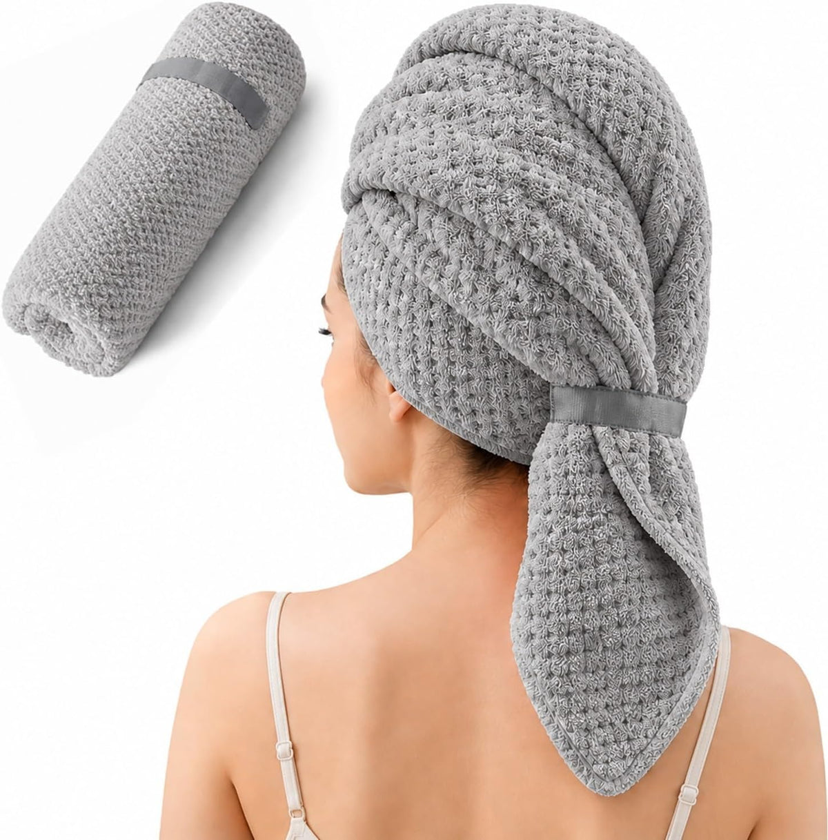 Toalla grande de microfibra para mujer, secado rápido y absorbente...