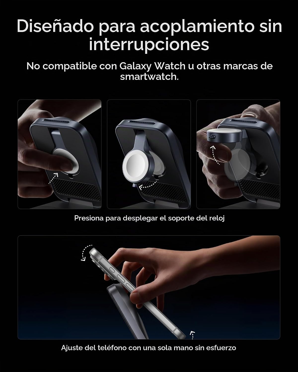 Anker Cargador MagSafe plegable 3 en 1 con certificación Qi2.2 de P...