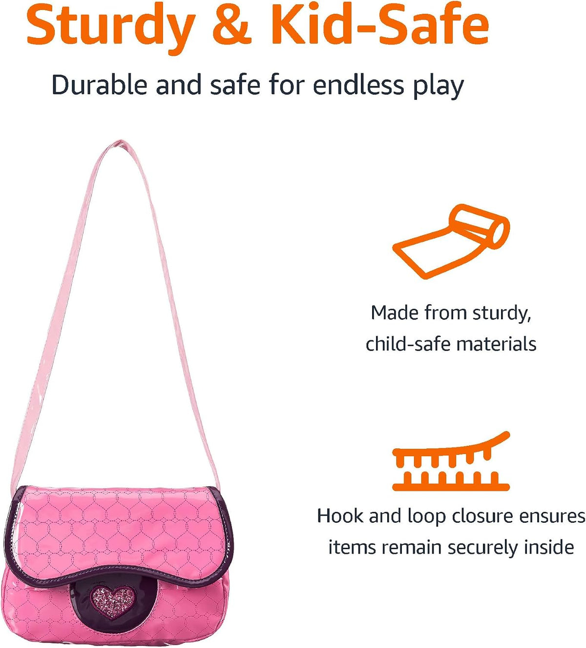 Amazon Basics Juego de Bolso de Juguete de Simulación de 8 Piezas c...