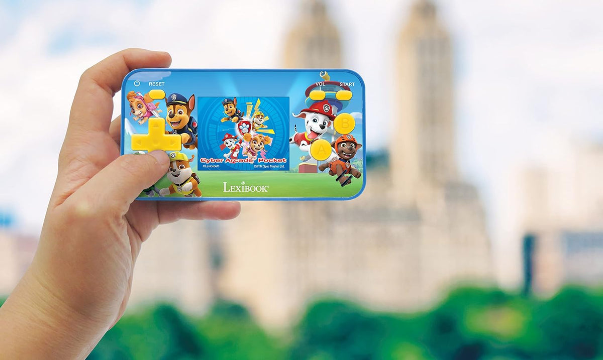 Lexibook Paw Patrol Chase - Consola de juegos portátil de bolsillo...