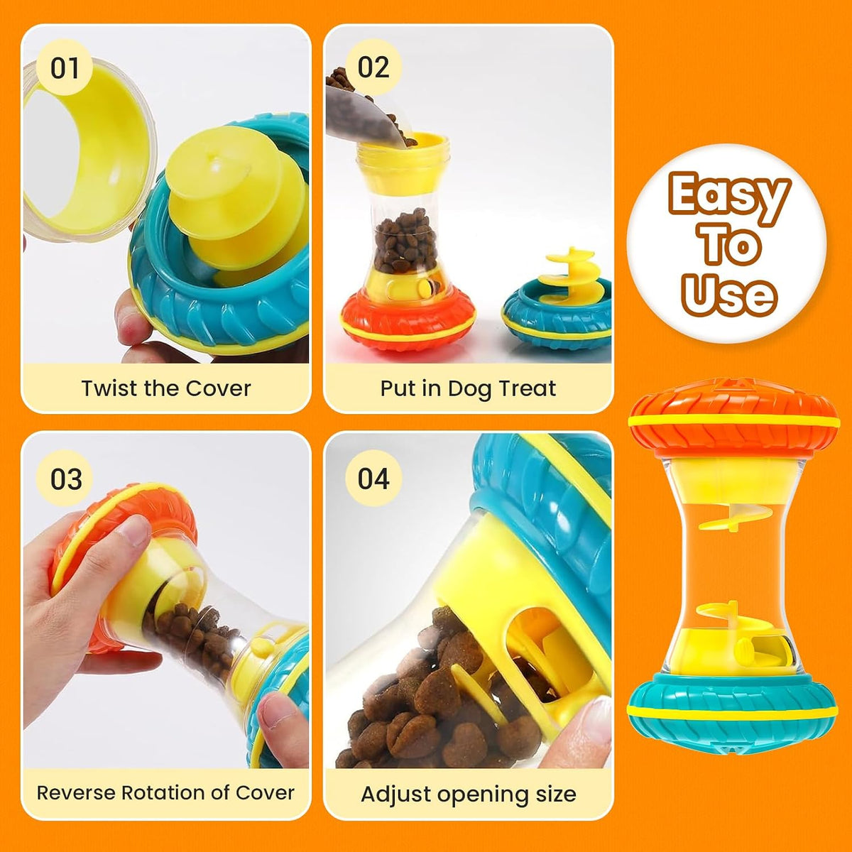 BoYoYo Rompecabezas interactivo para perros para aburrimiento, jugu...