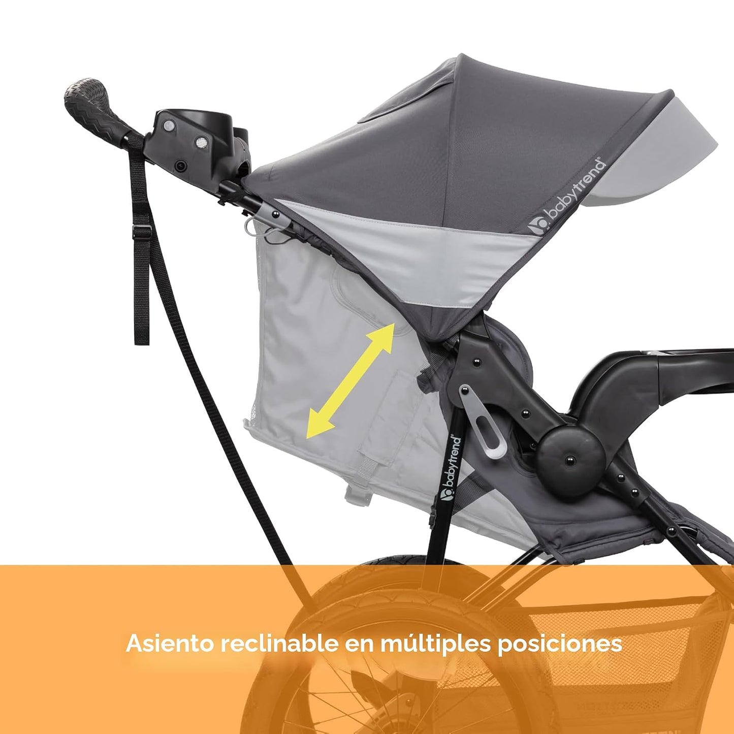 Baby Trend Expedition® Zero Flat Jogger con luces LED, Dash Gris |...