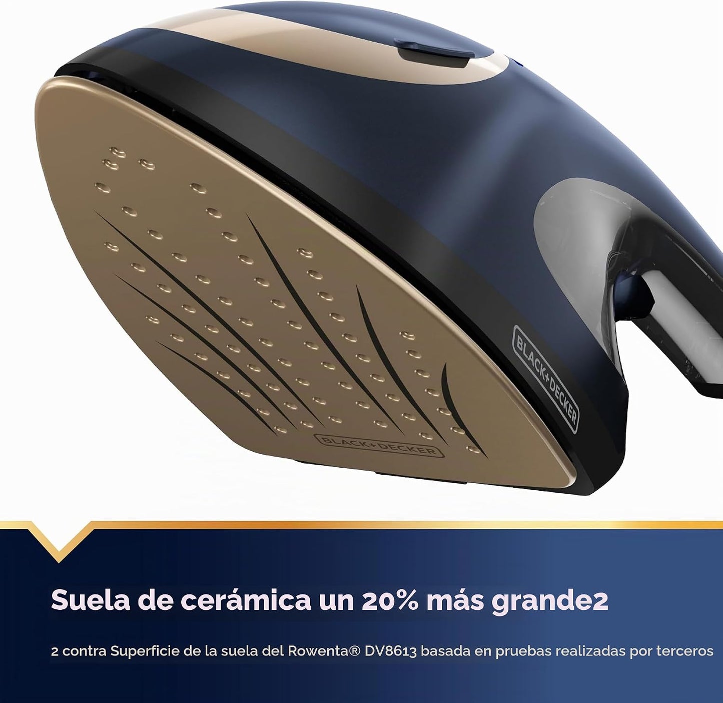 BLACK+DECKER Press &amp; Steam - Vaporizador 2 en 1 para plancha y...