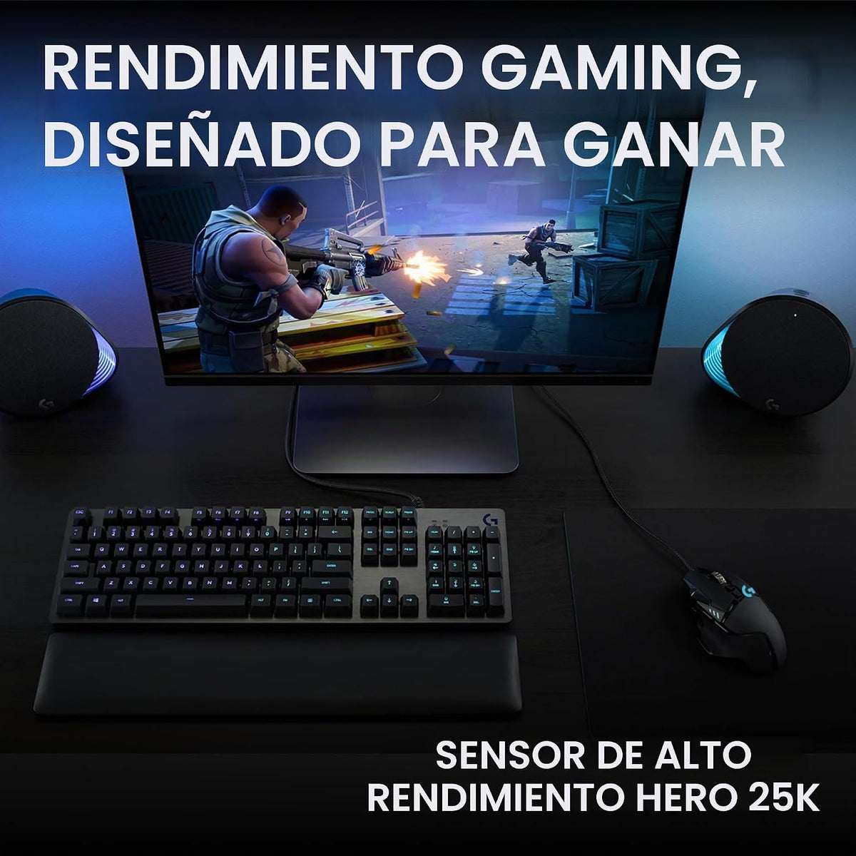Logitech G Ratón para juegos con cable 502 Hero - Negro | Alto rend...