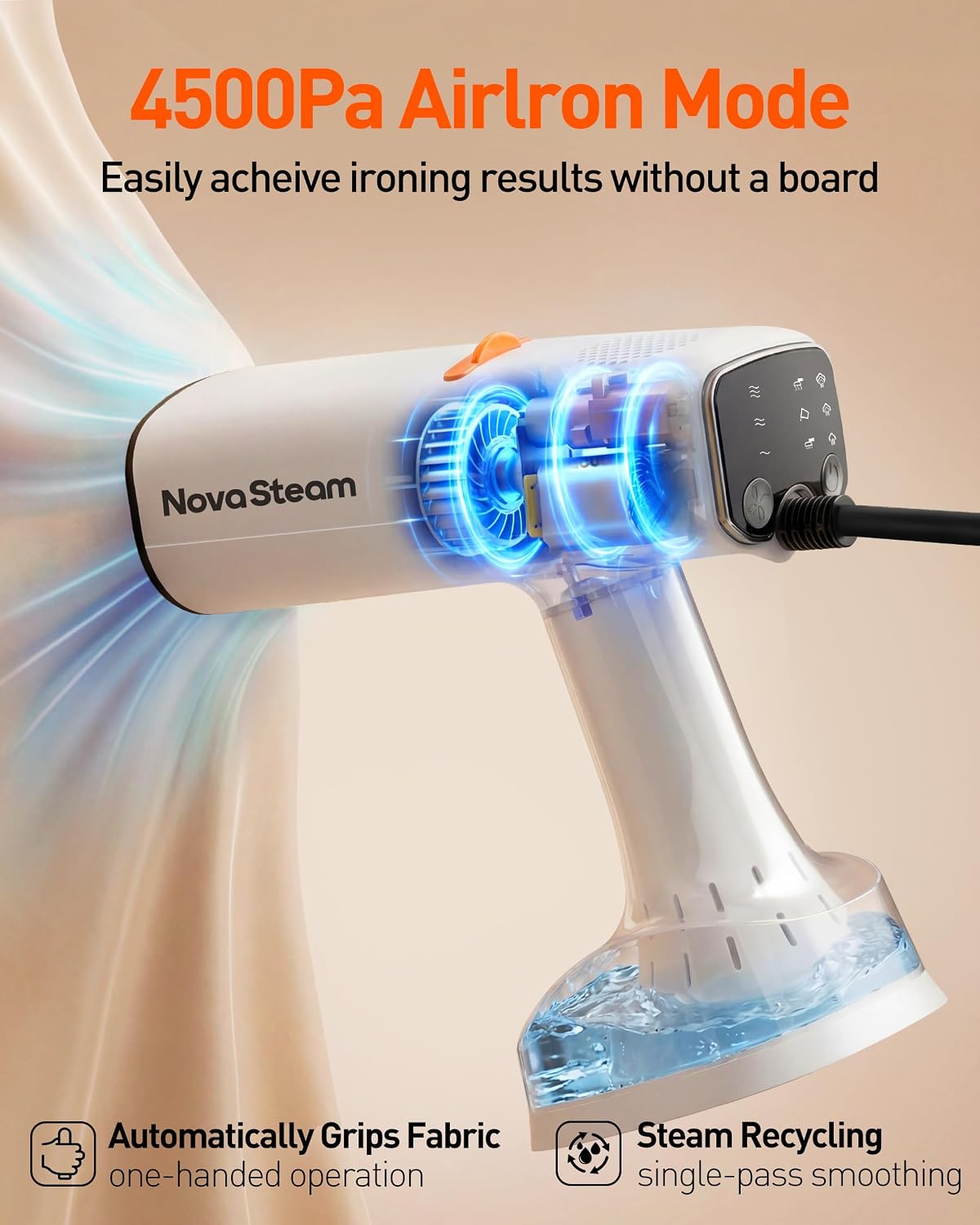 Vaporizador al vacío para la ropa de mano, vapor de ropa pura de la...