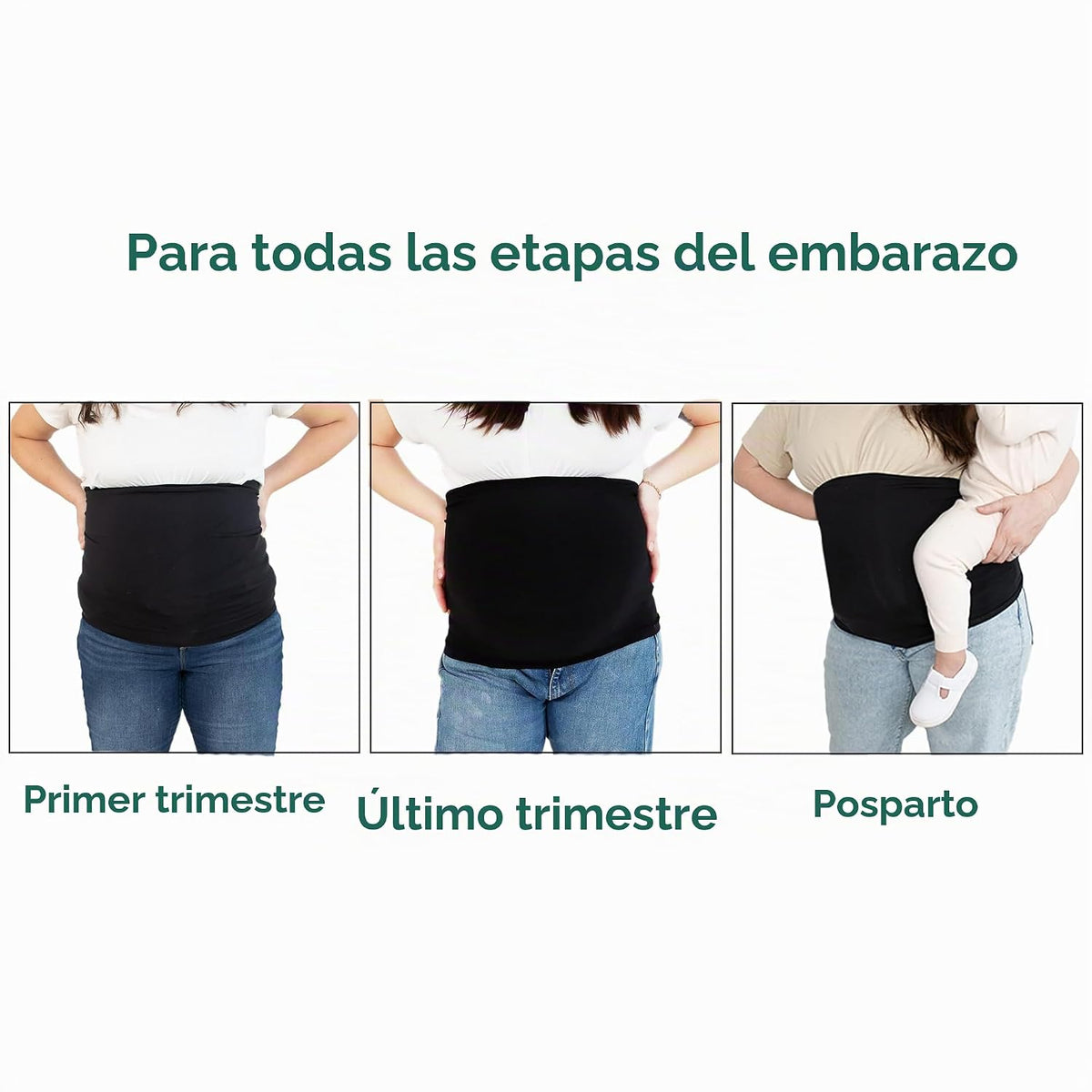 The Peanutshell Banda de vientre de maternidad \u2013 Bandas de emb...
