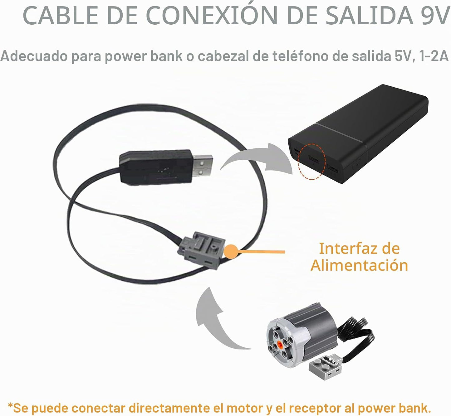Mutcretus Juego de Motor con Función de Potencia de 54 Piezas, Cont...