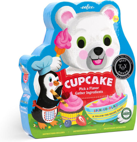 eeBoo: Juego giratorio en forma de cupcake, juego temático de anima...