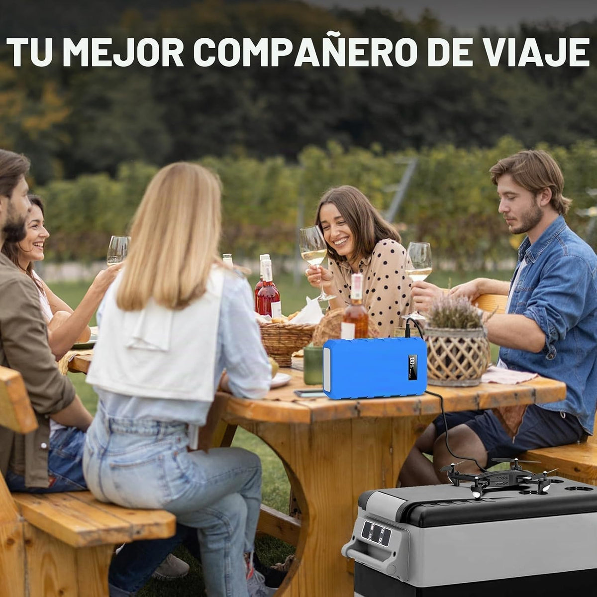 SinKeu Banco de Energía, 24000mAh con salida de CA de 110V Banco de...
