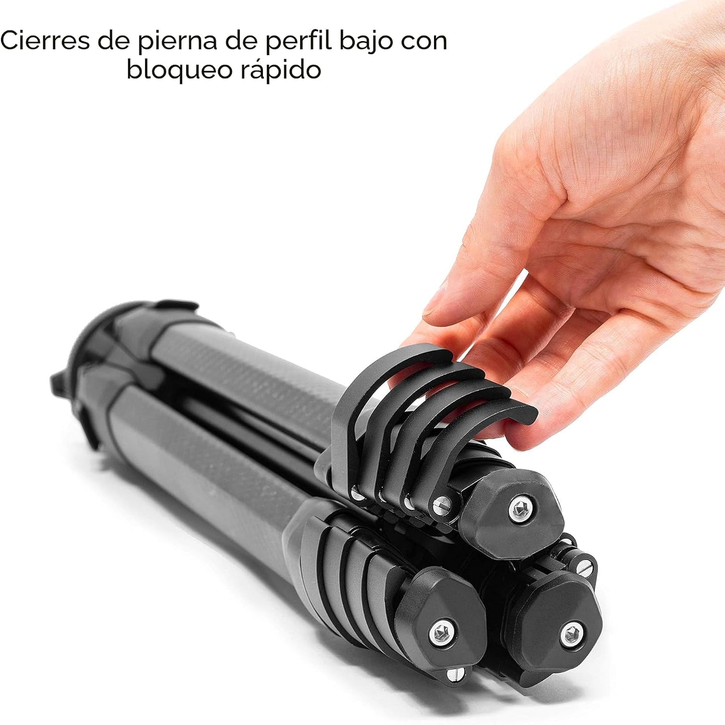 Peak Design Trípode de viaje, aluminio, diseño compacto, configurac...