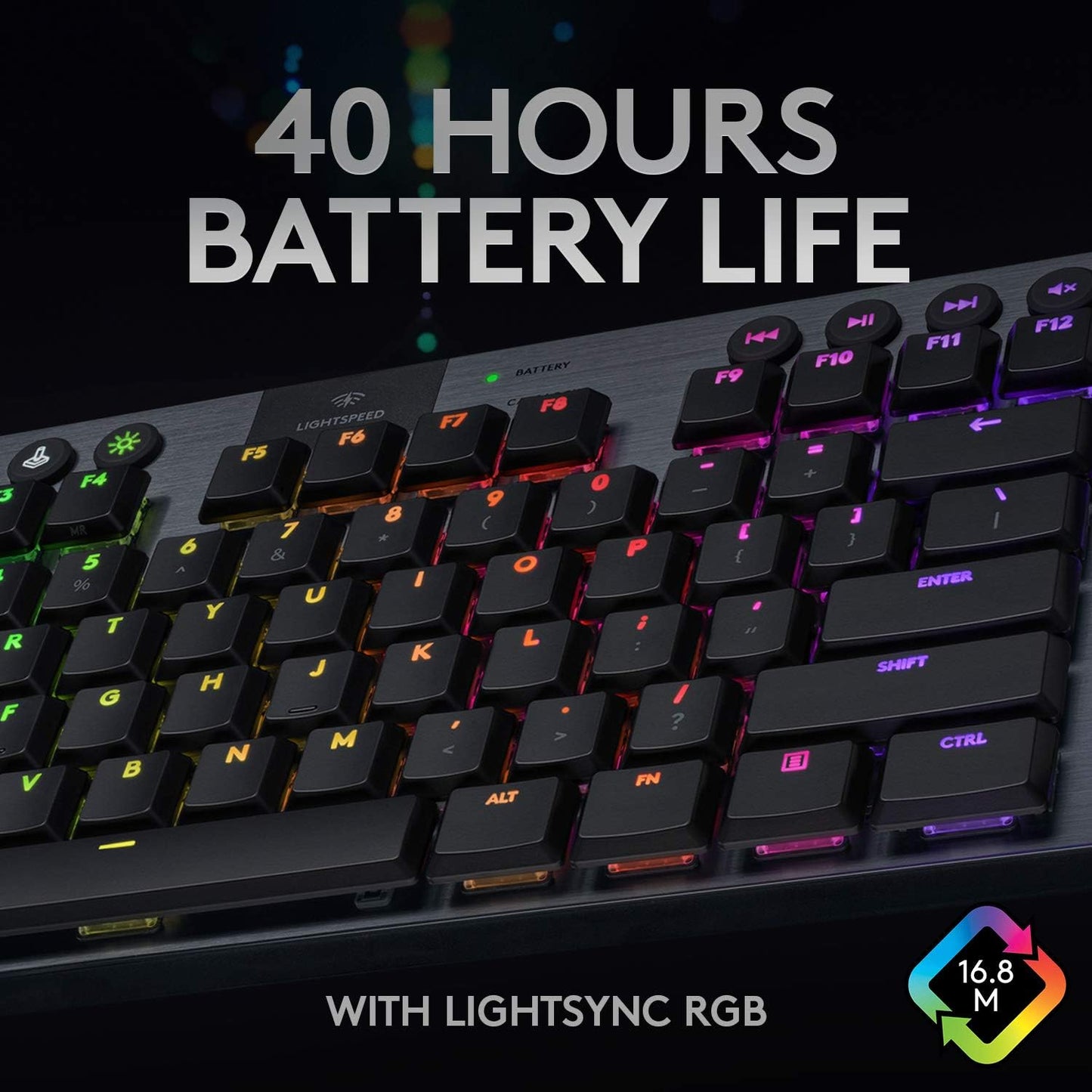 Logitech G915 TKL Tenkeyless Lightspeed Teclado mecánico inalámbric...