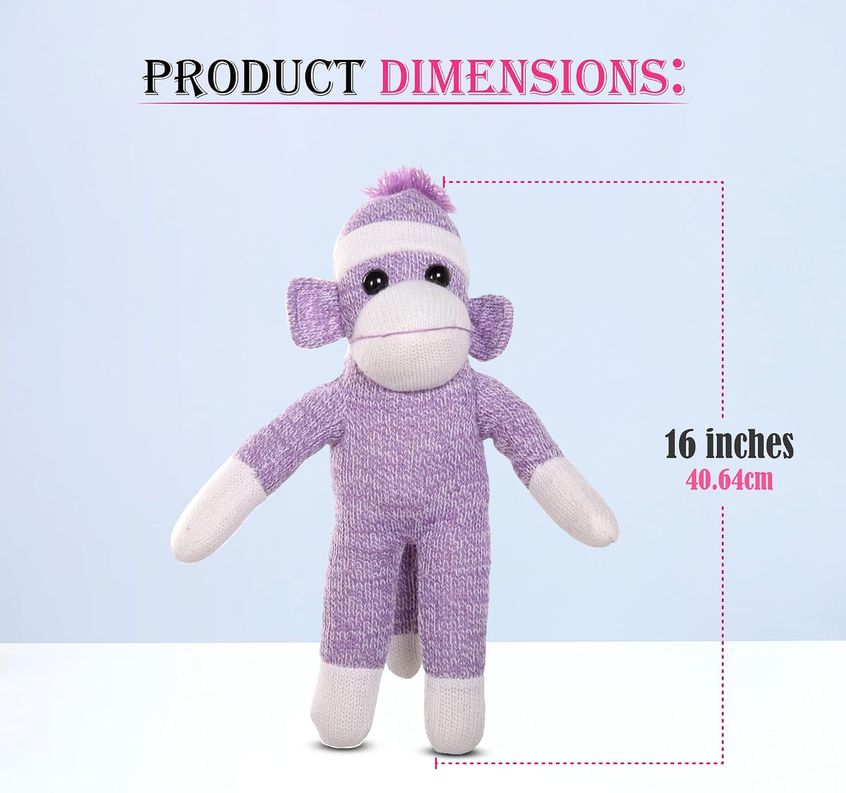 made by aliens Mono Calcetín Adorable, El Juguete de Peluche Tradic...