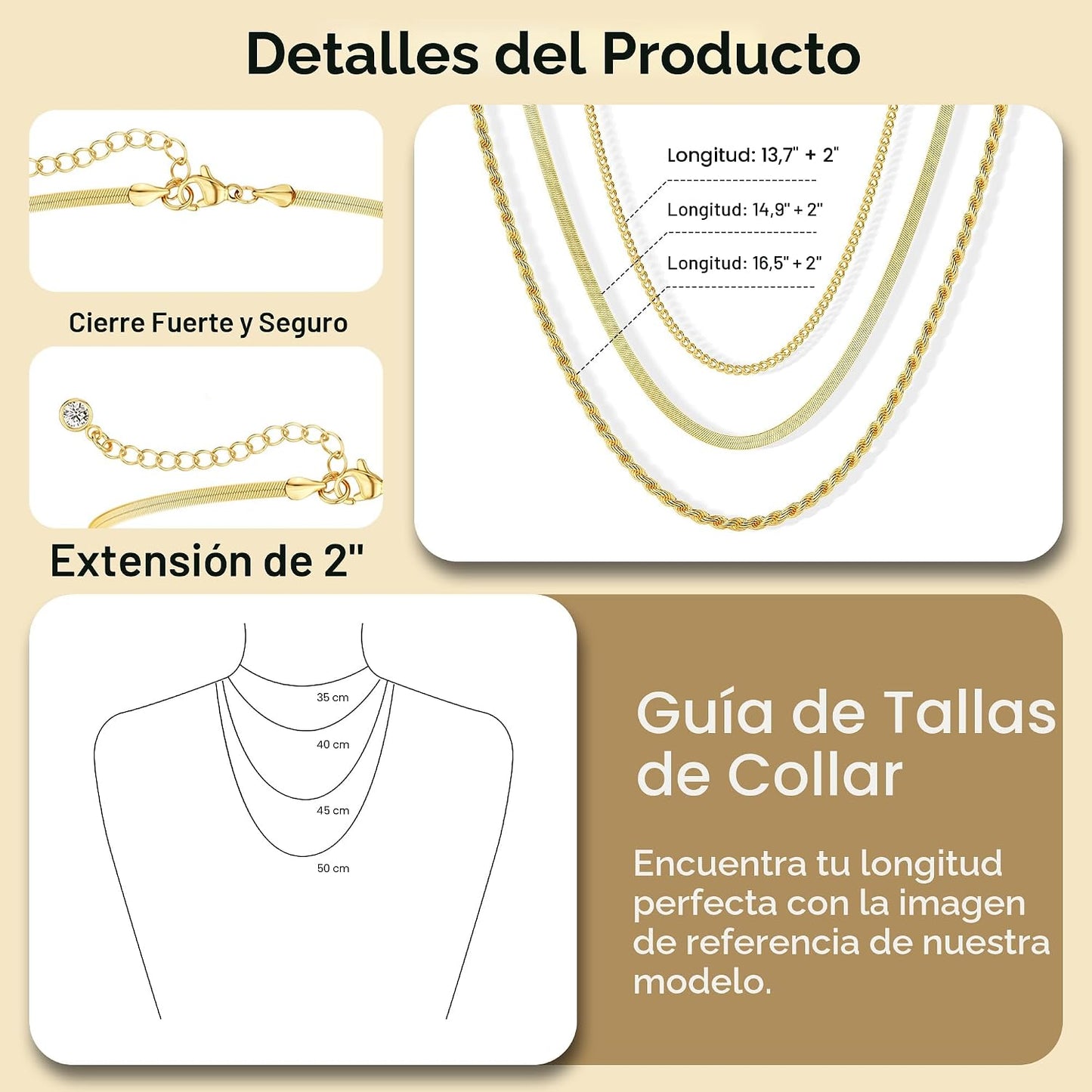 Freekiss Collar de espiga para mujer, serpiente chapada en oro de 1...