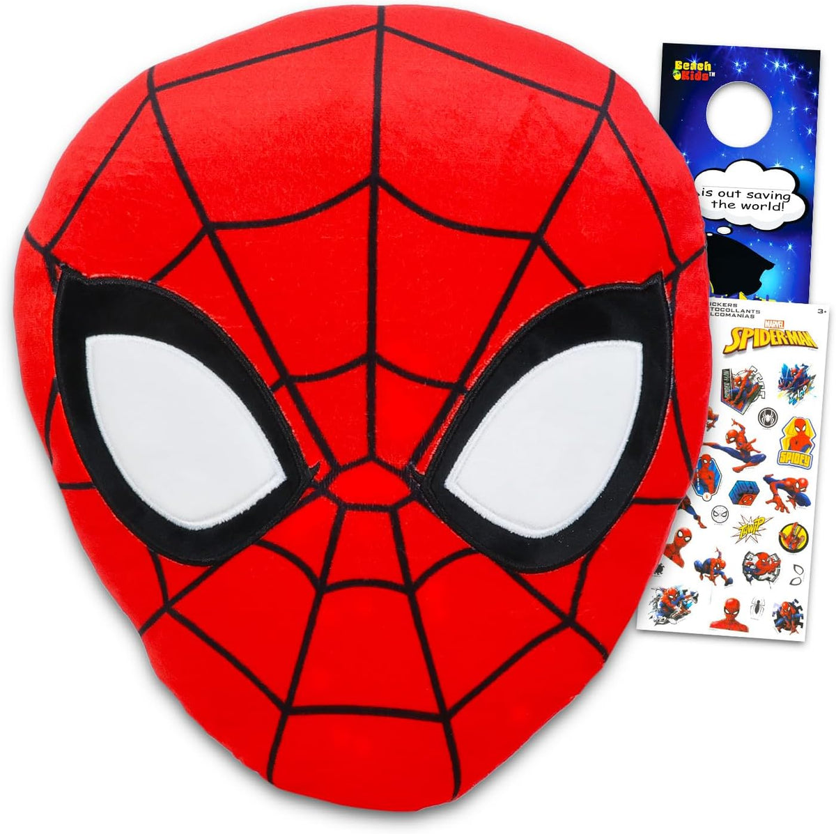 Almohada de felpa de Spiderman para niños, paquete con almohada dec...