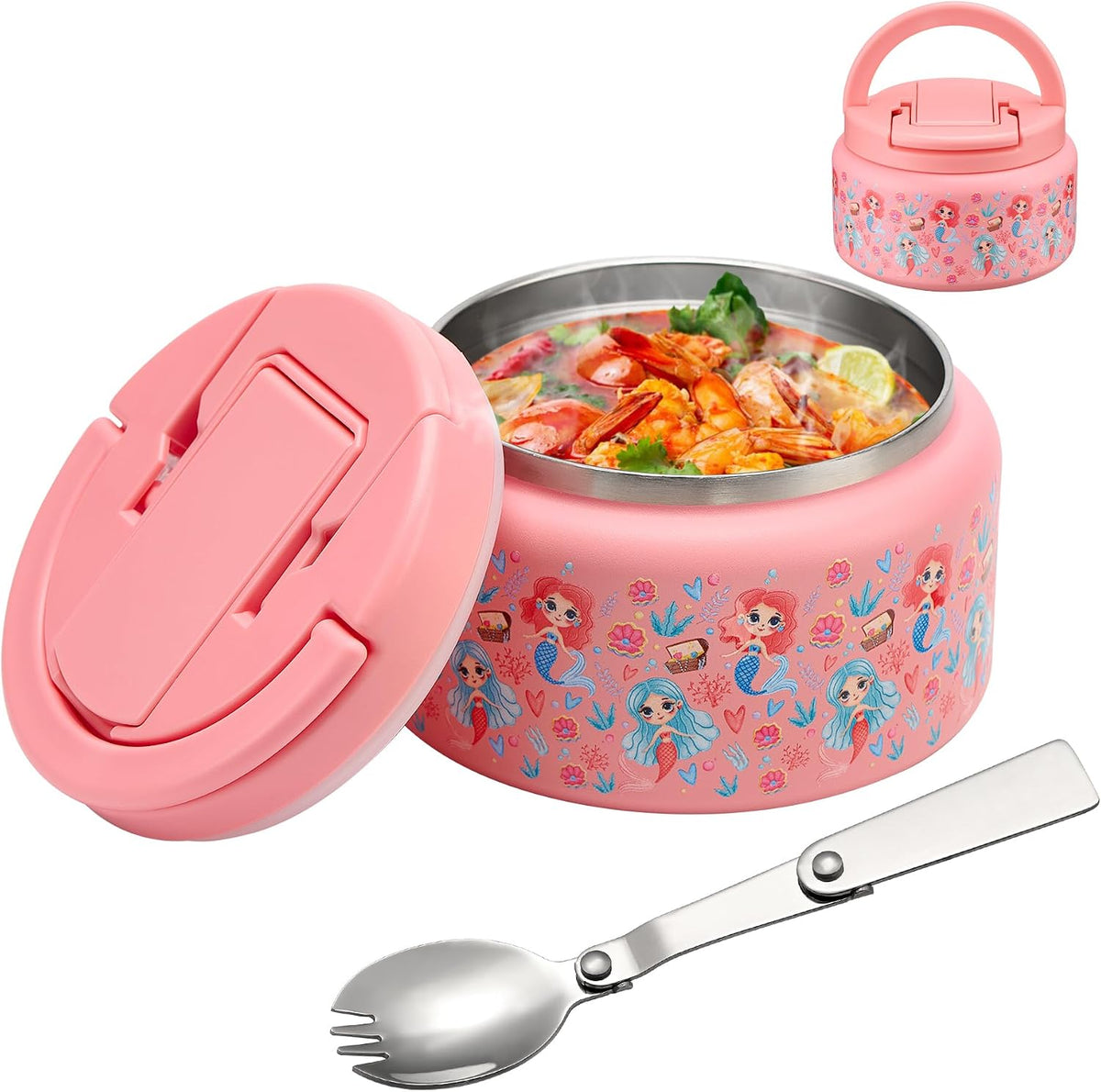 BABHAMNESS Termo de sopa de 13.5 onzas para comida caliente, para n...